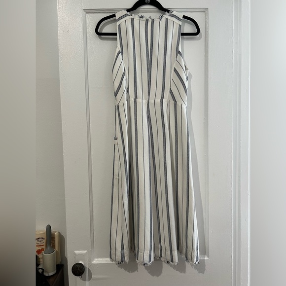 Maeve stripped button down midi dress. Anthropologie Size 6. - Picture 6 of 7
